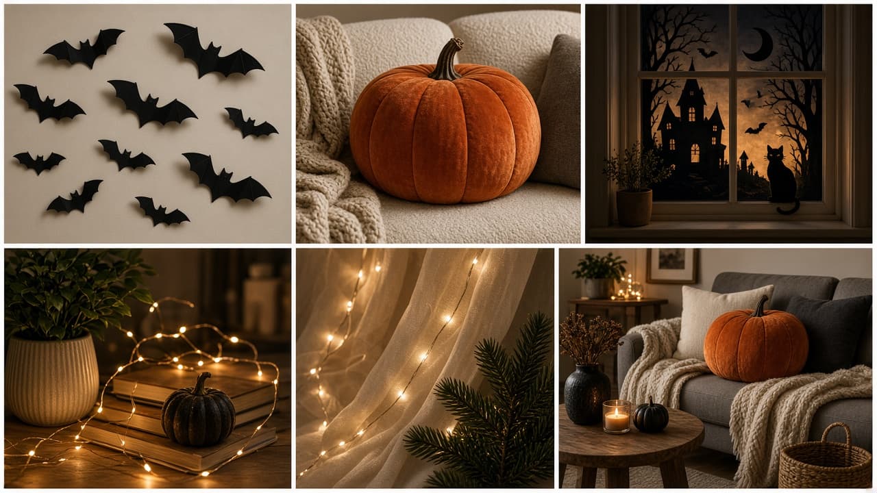 Budget Halloween decor overview