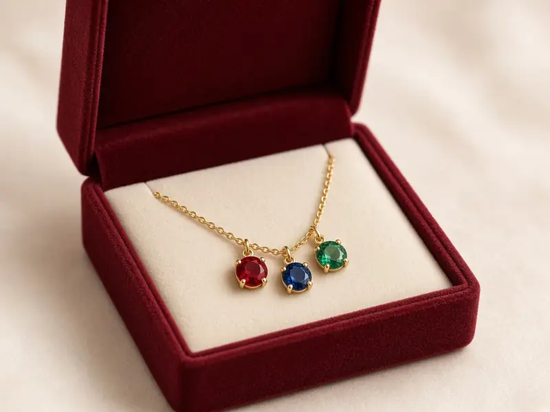 Birthstone Family Necklace