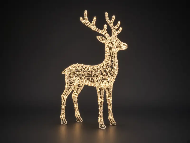 LED Standing Reindeer
