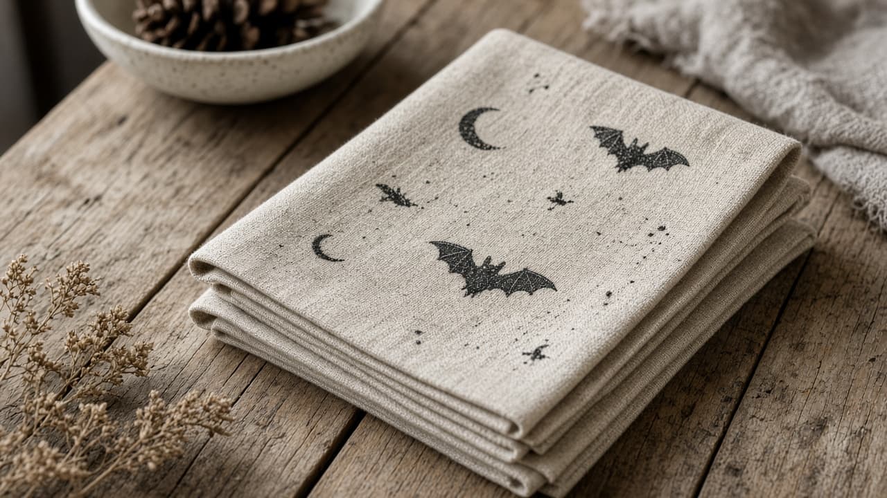 Halloween cloth napkins